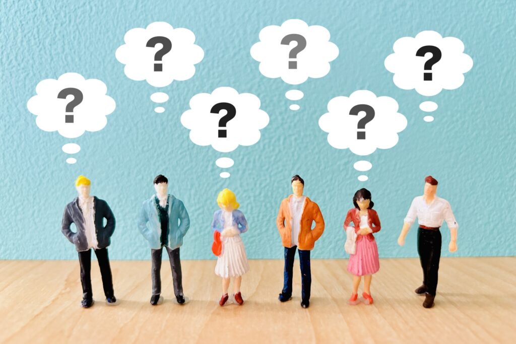 疑問を持つ人々の画像